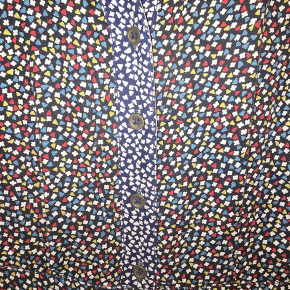 Anthropologie Jumpsuit - Multicolor Sz 6 Fun Preppy Classy Tailored Cuffed Work - Picture 6 of 10